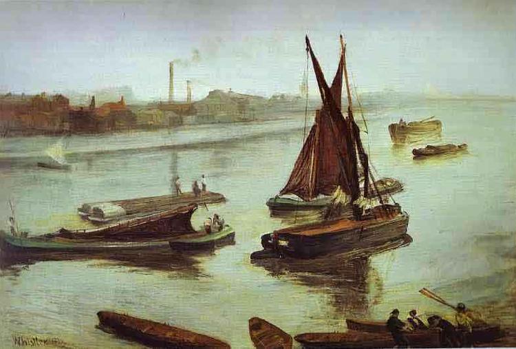 James Abbott Mcneill Whistler Old Battersea Beach